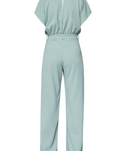 JUMPSUIT | GIRL V-NECK - DARK MINT