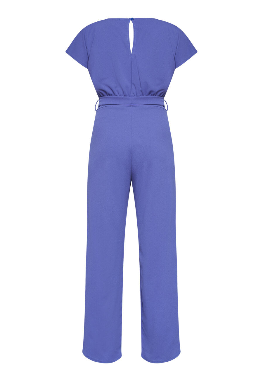 JUMPSUIT | GIRL V-NECK - BLUE INDIGO