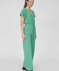 JUMPSUIT | GIRL V-NECK - LIGHT JADE