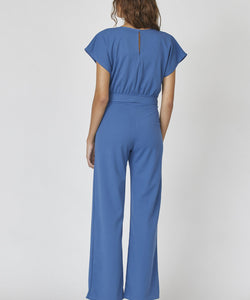 JUMPSUIT | GIRL V-NECK - OCEAN