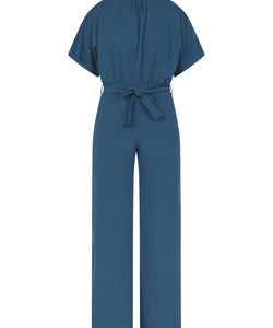 GIRL TURTLENECK JUMPSUIT - PATROL BLUE