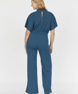 GIRL TURTLENECK JUMPSUIT - PATROL BLUE