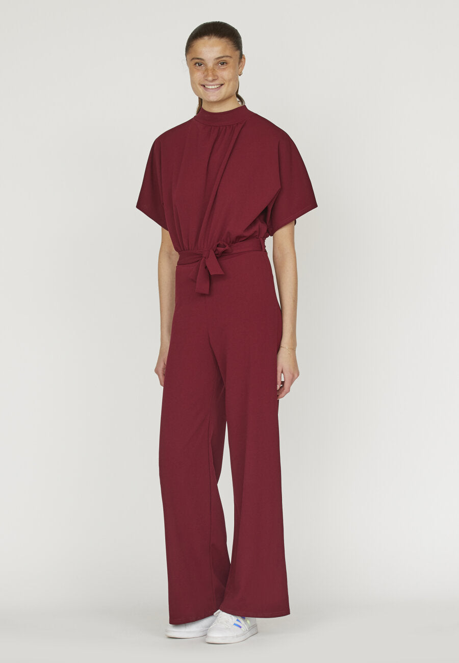 JUMPSUIT | GIRL TURTLENECK - BORDEAUX