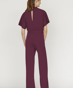 JUMPSUIT | GIRL TURTLENECK - DARK BORDEAUX