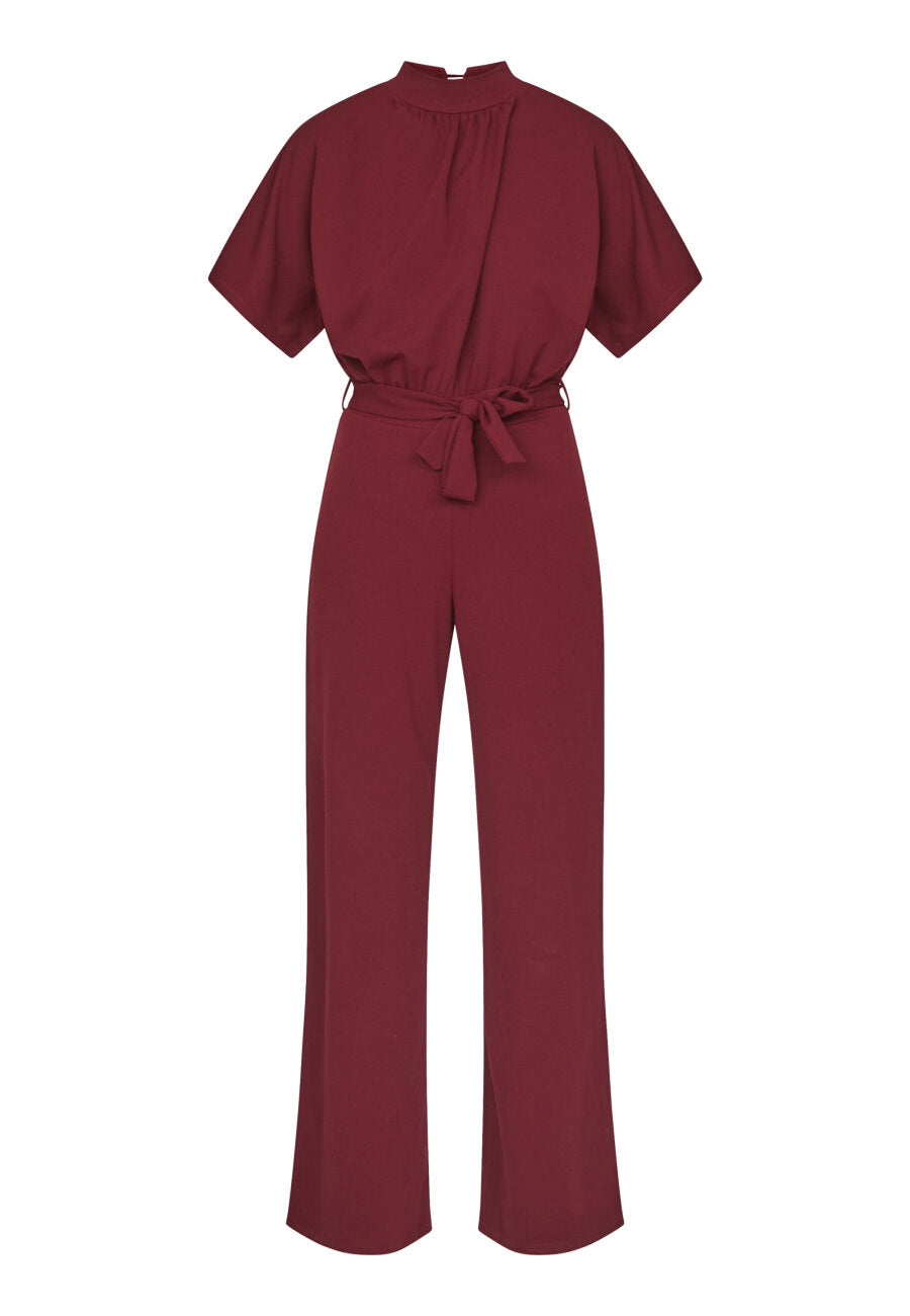 JUMPSUIT | GIRL TURTLENECK - BORDEAUX