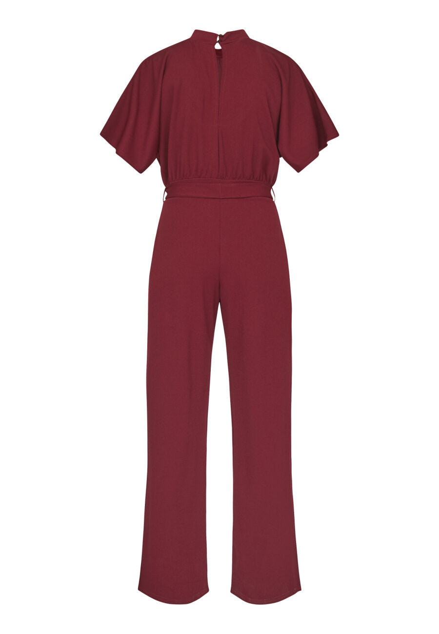 JUMPSUIT | GIRL TURTLENECK - BORDEAUX