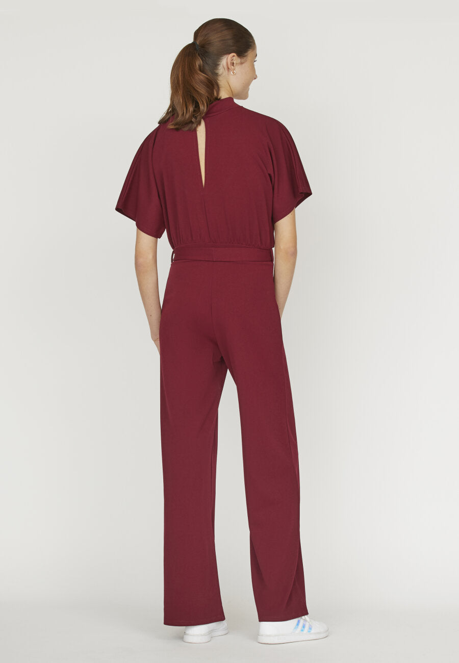 JUMPSUIT | GIRL TURTLENECK - BORDEAUX