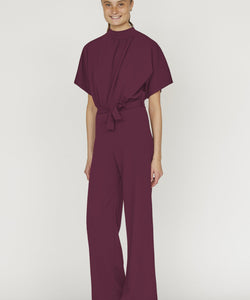 JUMPSUIT | GIRL TURTLENECK - DARK BORDEAUX