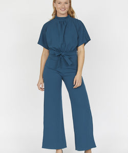 GIRL TURTLENECK JUMPSUIT - PATROL BLUE