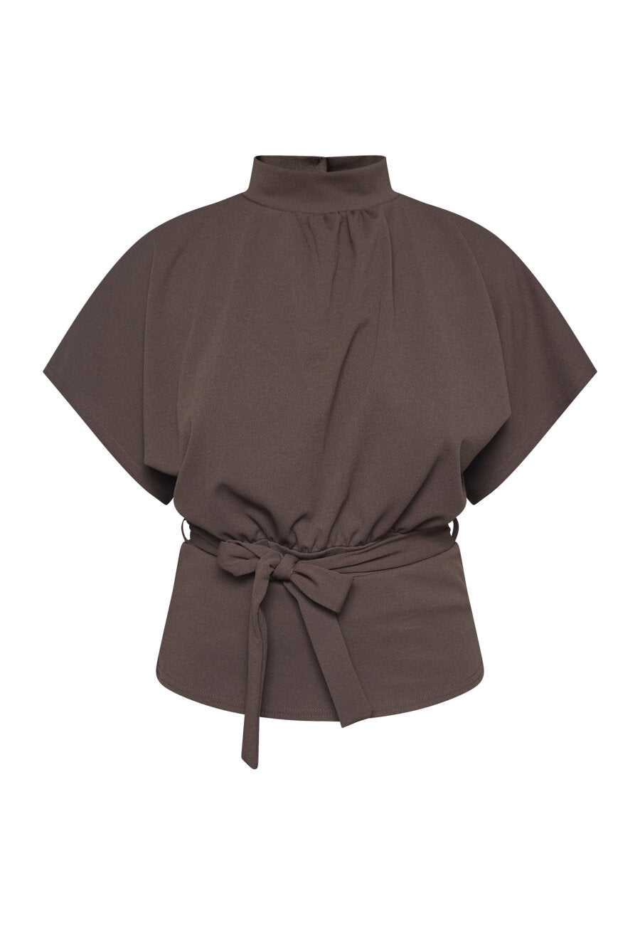 GIRL TOP - DARK CHOCOLATE