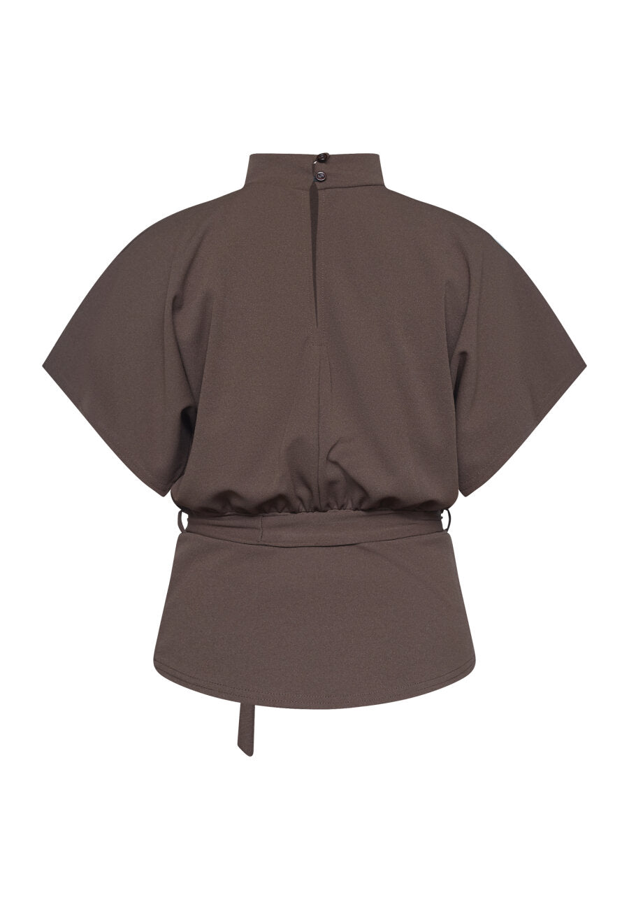 GIRL TOP - DARK CHOCOLATE