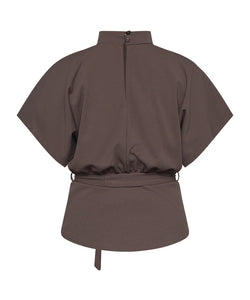 GIRL TOP - DARK CHOCOLATE