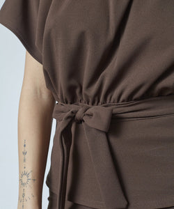 GIRL TOP - DARK CHOCOLATE