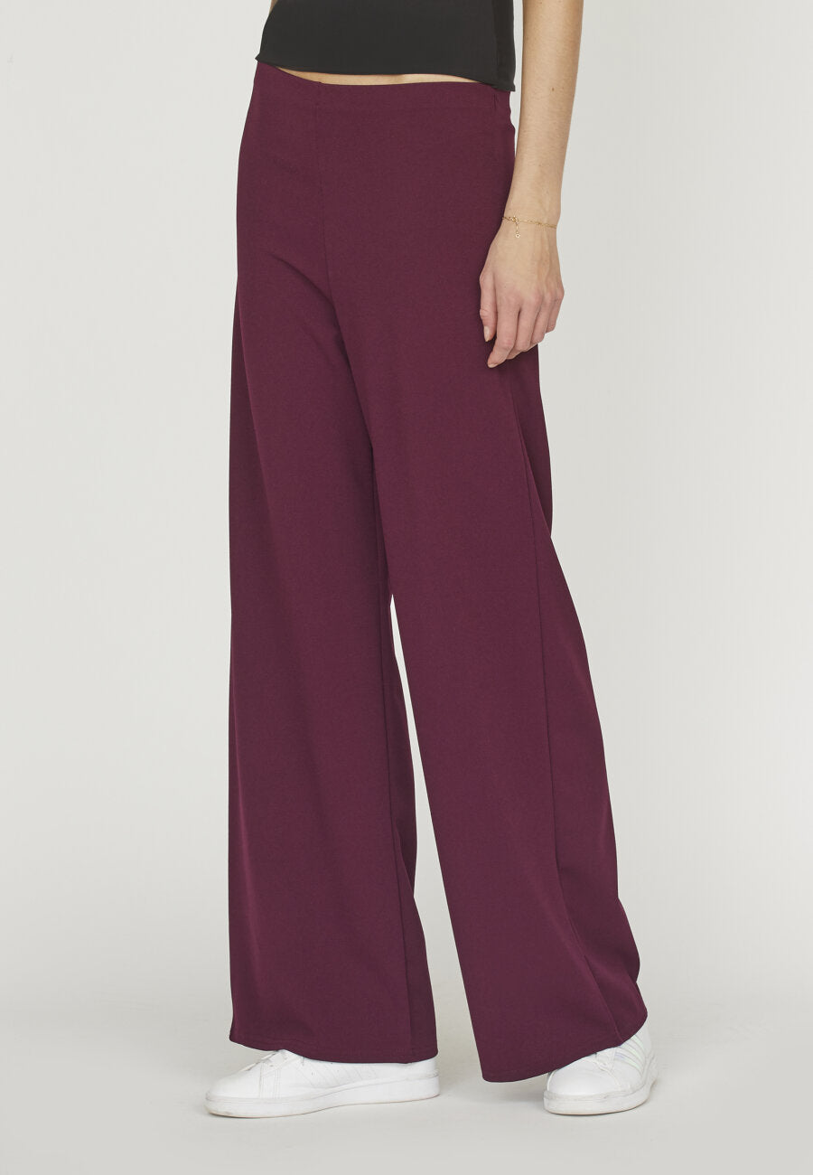 NEAT PANTS - DARK BORDEAUX