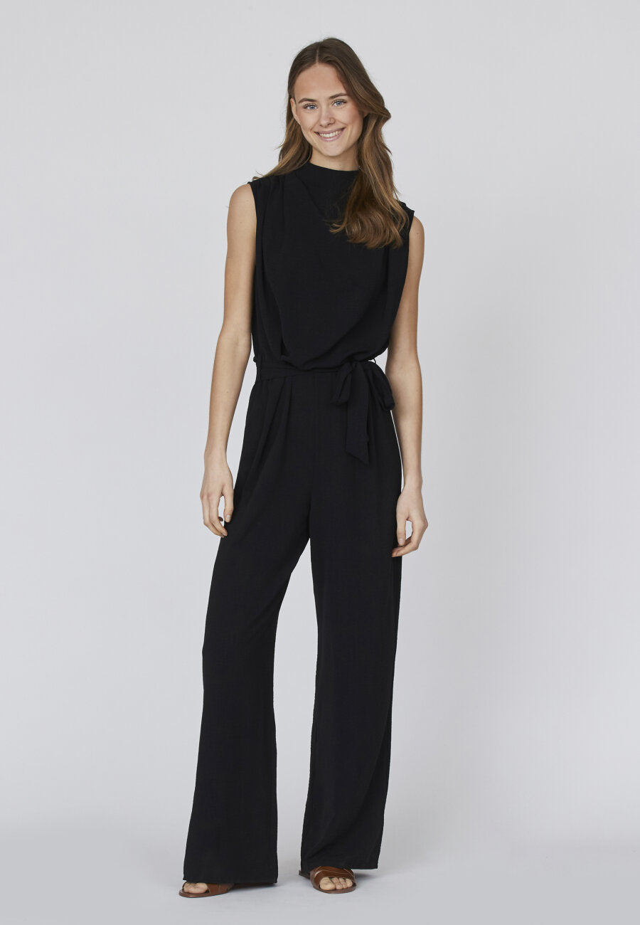 JUMPSUIT | GUTO HIGHNECK - BLACK