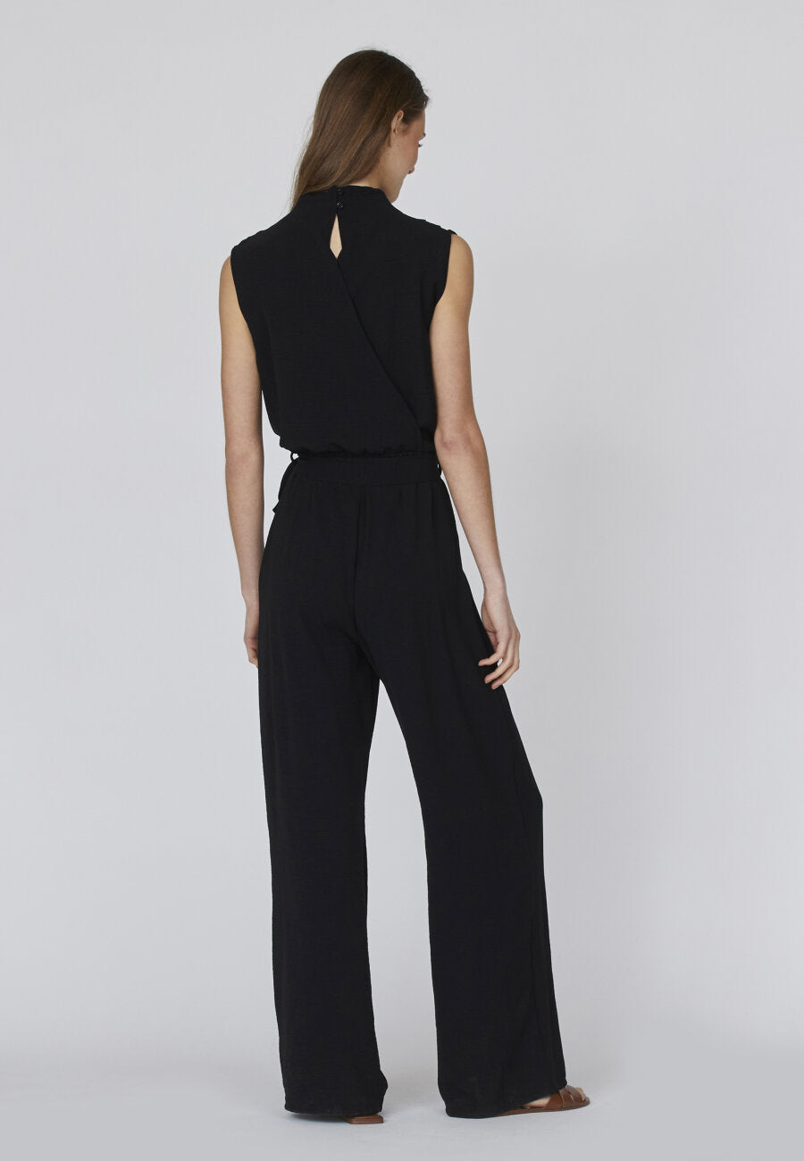 JUMPSUIT | GUTO HIGHNECK - BLACK