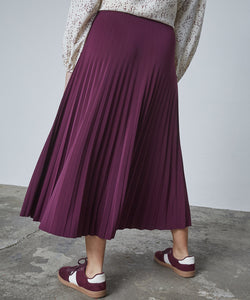 MALOU SKIRT - DEEP BORDEAUX