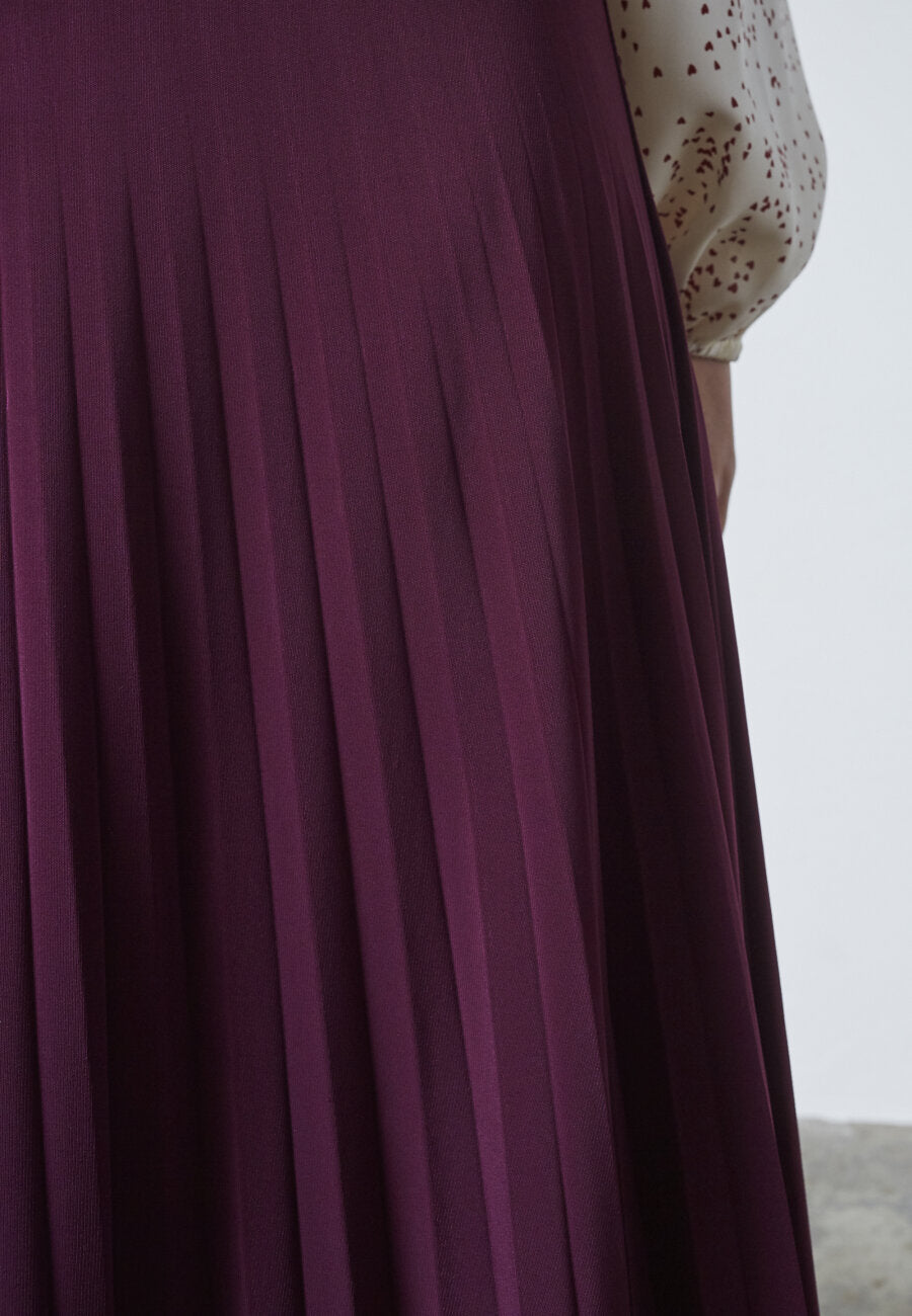 MALOU SKIRT - DEEP BORDEAUX