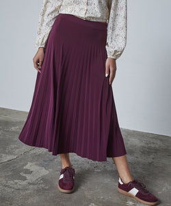 MALOU SKIRT - DEEP BORDEAUX