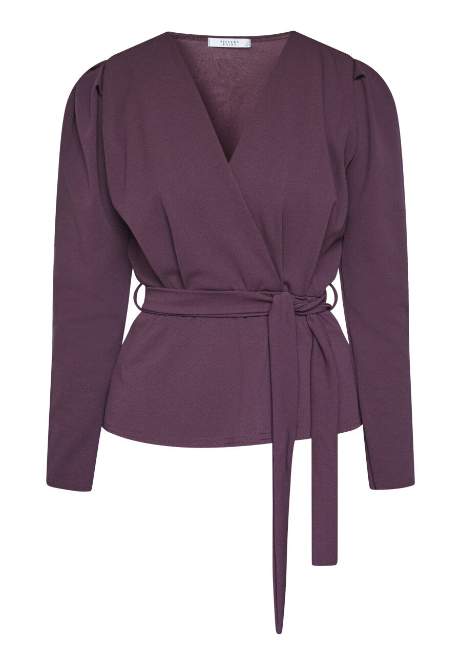 NASA LS TOP - DEEP BORDEAUX