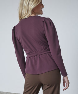 NASA LS TOP - DEEP BORDEAUX