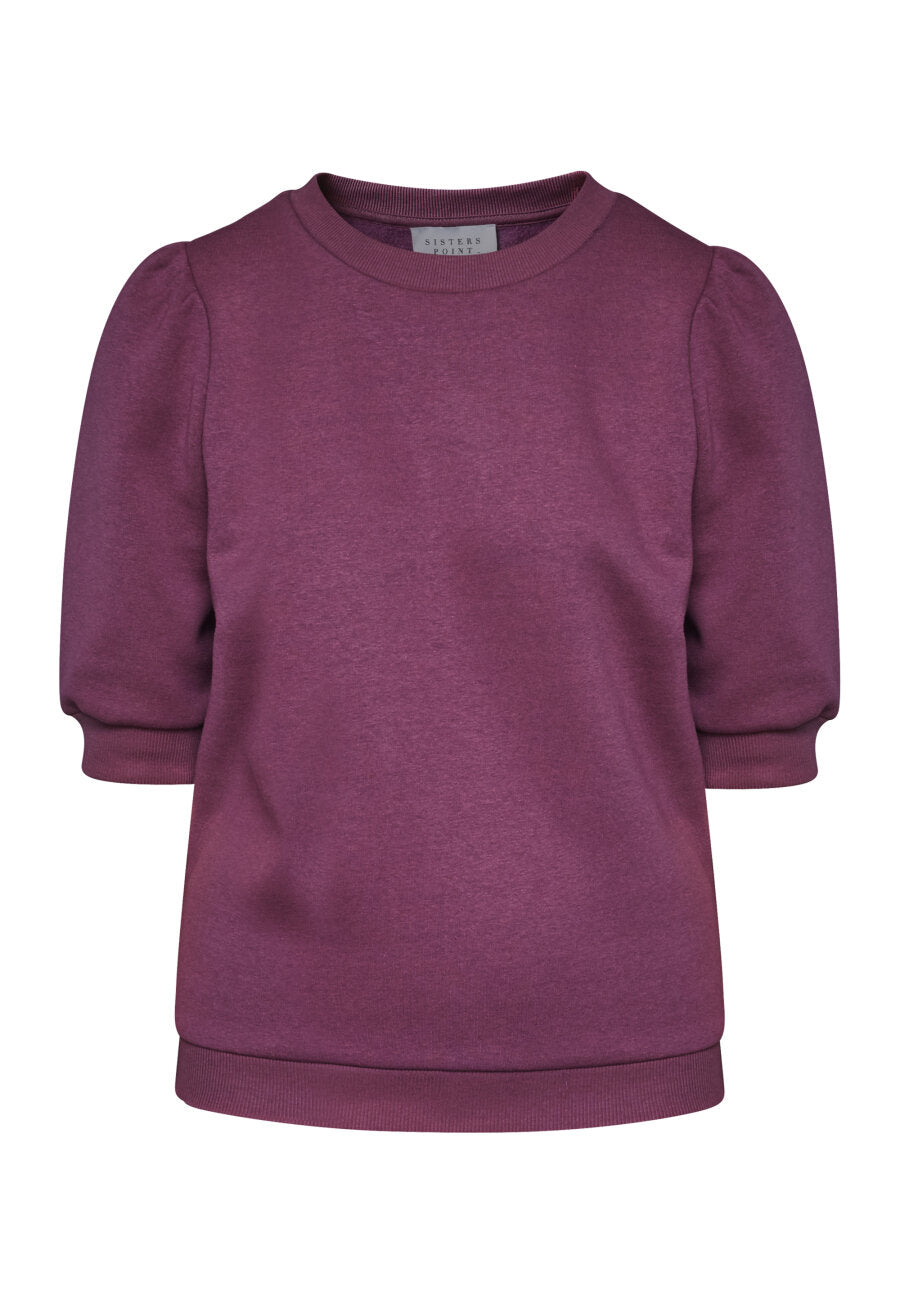 PEVA PUFF PULLOVER - DEEP BORDEAUX