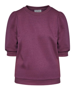 PEVA PUFF PULLOVER - DEEP BORDEAUX