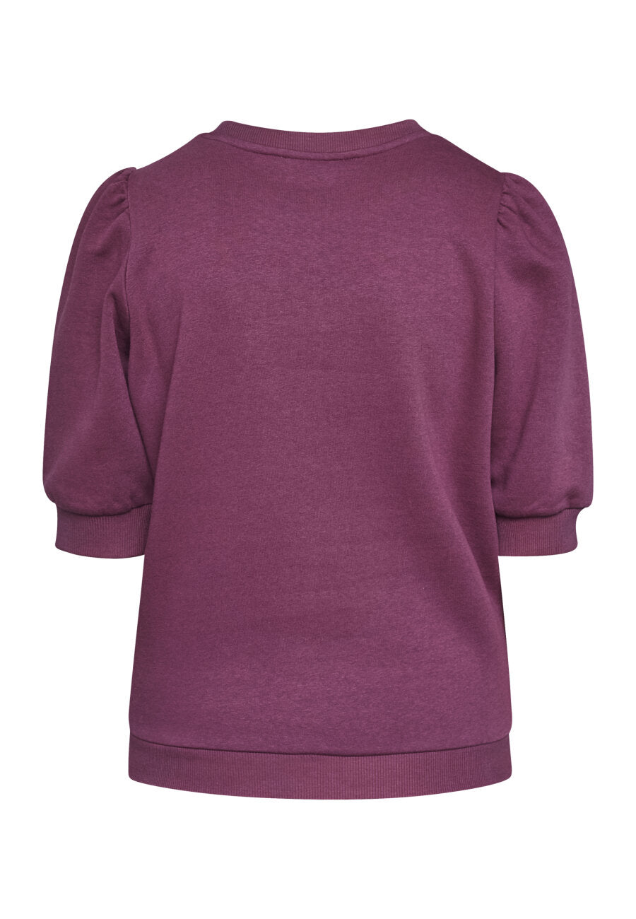 PEVA PUFF PULLOVER - DEEP BORDEAUX