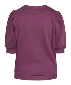 PEVA PUFF PULLOVER - DEEP BORDEAUX