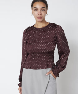 NIX LS SMOG TOP - DEEP BORDEAUX