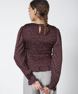 NIX LS SMOG TOP - DEEP BORDEAUX