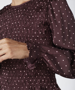 NIX LS SMOG TOP - DEEP BORDEAUX