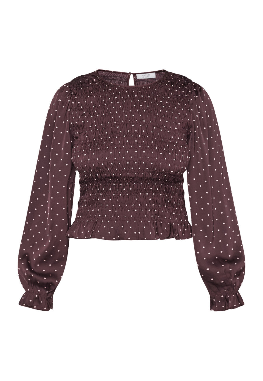 NIX LS SMOG TOP - DEEP BORDEAUX