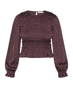 NIX LS SMOG TOP - DEEP BORDEAUX