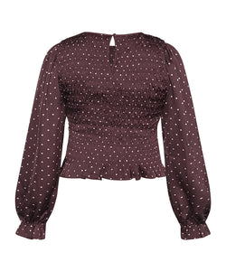 NIX LS SMOG TOP - DEEP BORDEAUX