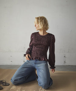 NIX LS SMOG TOP - DEEP BORDEAUX