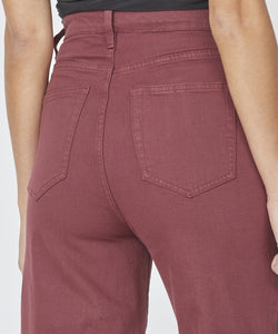 OWI WIDE LEG JEANS - DARK BORDEAUX