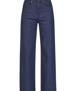 OWI WIDE LEG JEANS - UNWASHED BLUE