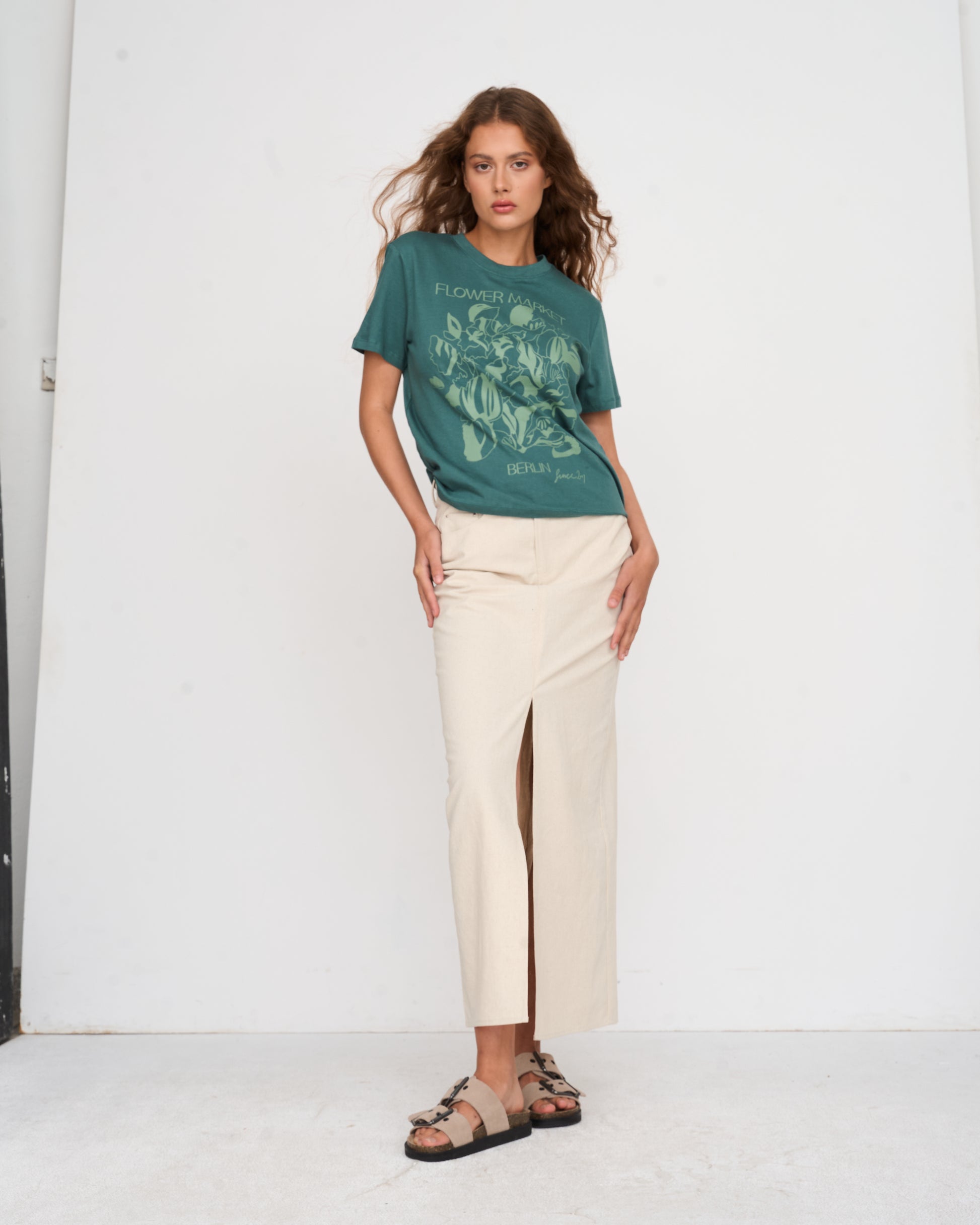 BELLE T-SHIRT - GREEN