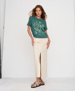 BELLE T-SHIRT - GREEN