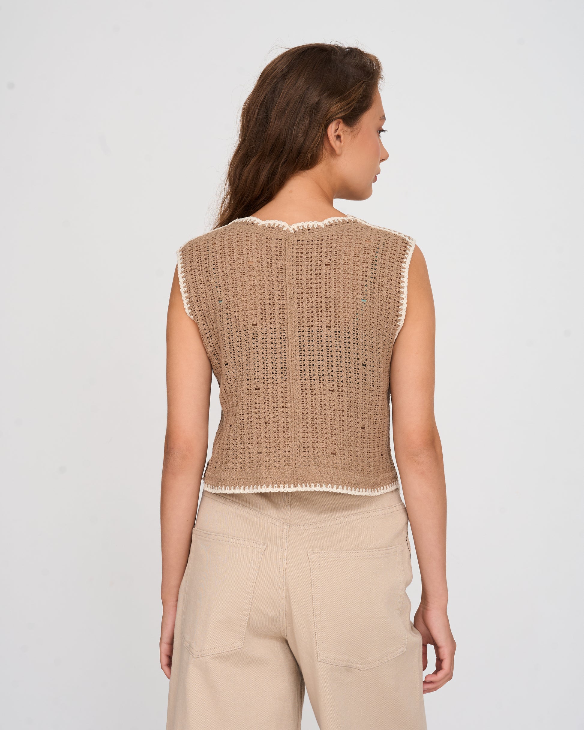 ROSE SL CARDIGAN - BROWN
