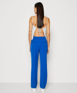 Y.A.S | LIKKA HW WIDE PANTS - BLUE LOLITE