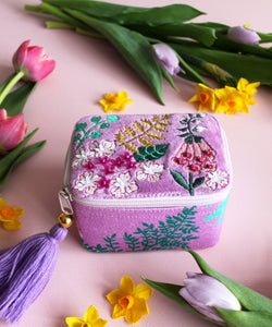 POSY TRINKET BOX - PURPLE