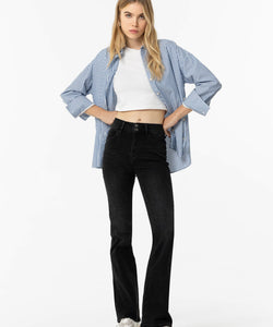 BOOTCUT MW JEANS - BLACK