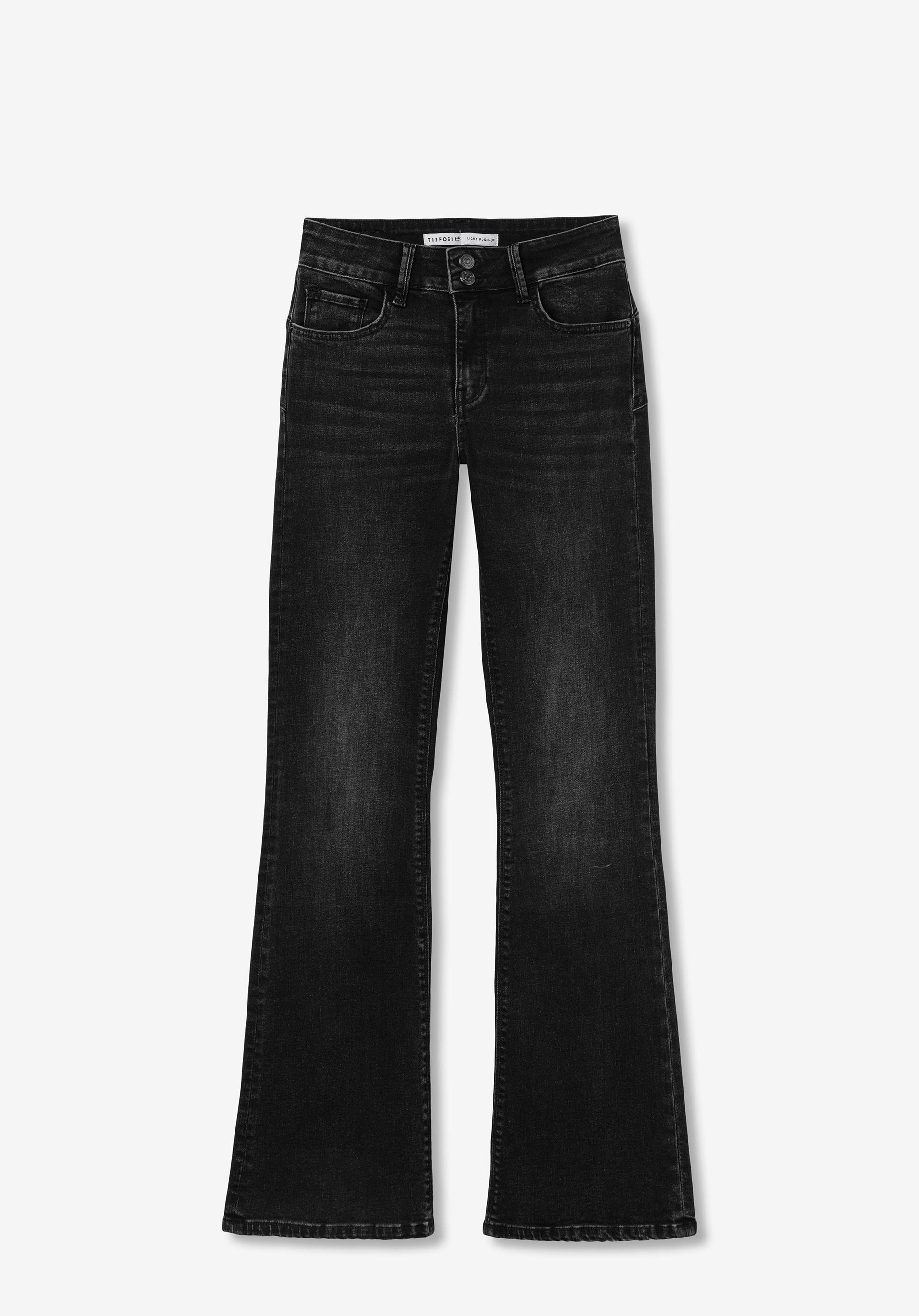 BOOTCUT MW JEANS - BLACK