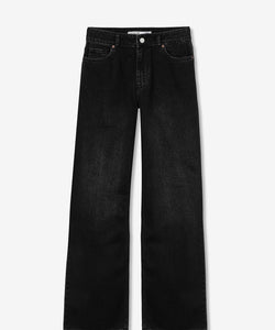 BONYE WIDE LEG JEANS - DARK GREY
