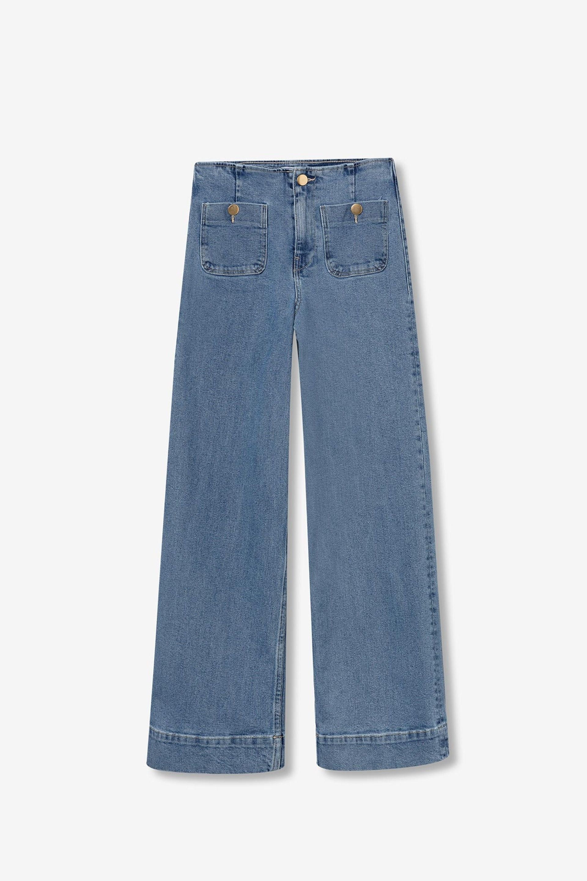 SARAH STRAIGHT JEANS - LIGHT BLUE