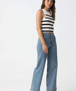 SARAH STRAIGHT JEANS - LIGHT BLUE
