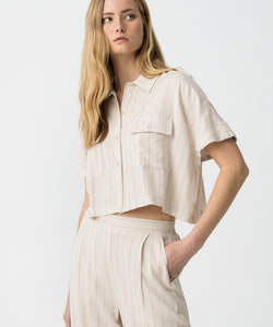 LISTRADO DD BLOUSE - BEIGE