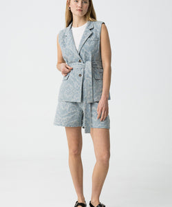 SHAME DENIM SHORTS - BLUE